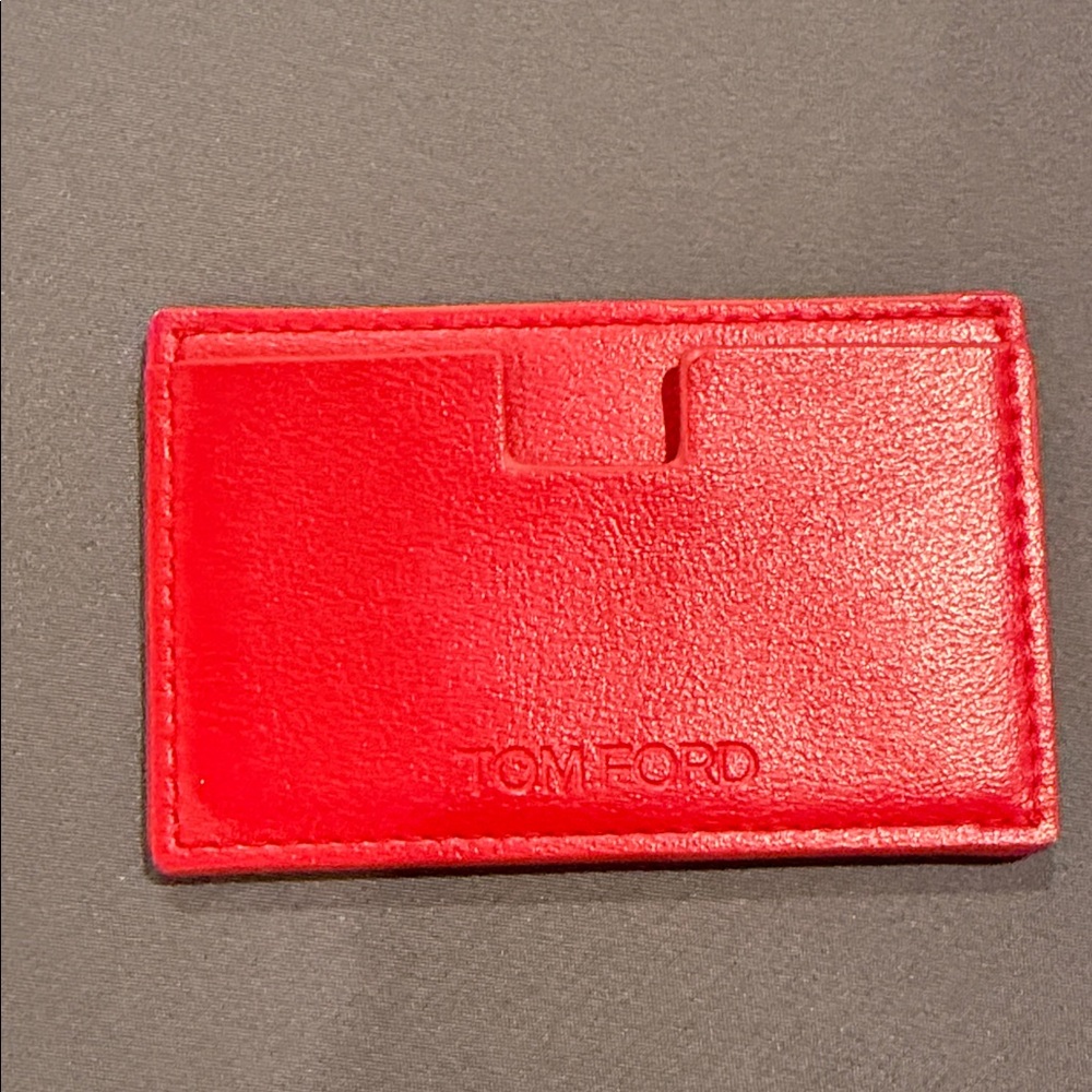 Tom Ford Vibrant Red Card Holder